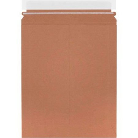 BOX PACKAGING Stayflats Lite® Utility Flat Mailers, 8-1/2"W x 11"L, White, 250/Pack RMU811K